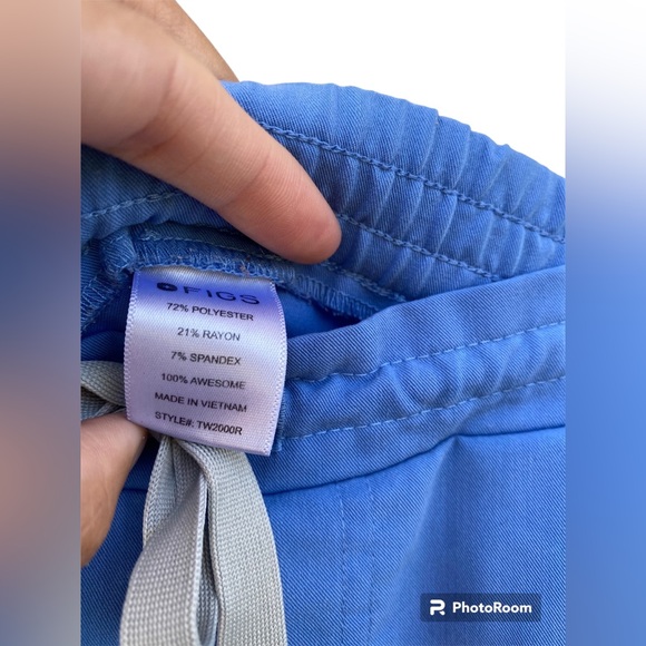 Ceil Blue Yola Regular Scrub Pants - Figs - Picture 3 of 9